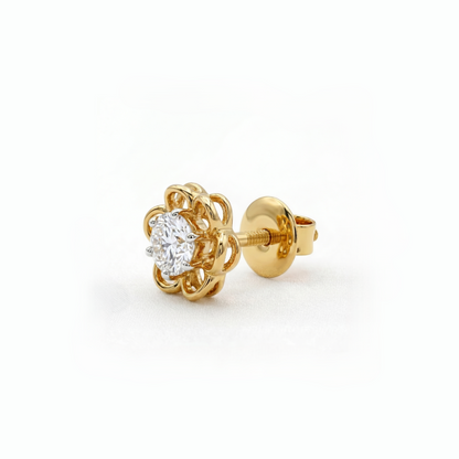 Blissful Blossom Lab Grown Diamond Earrings