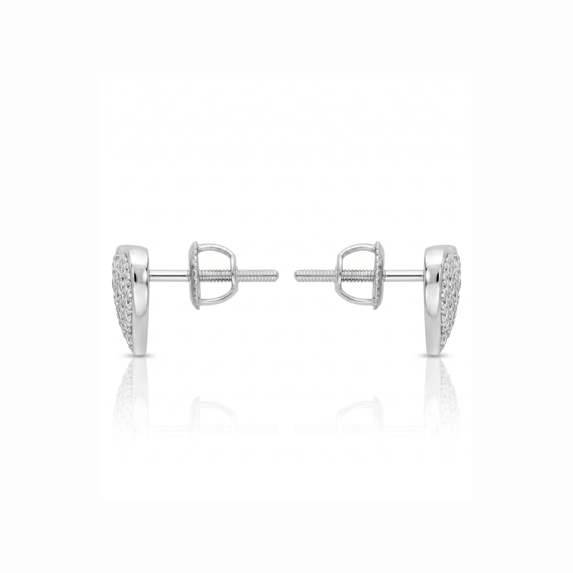 Dazzle Heart Lab Grown Diamond Earrings