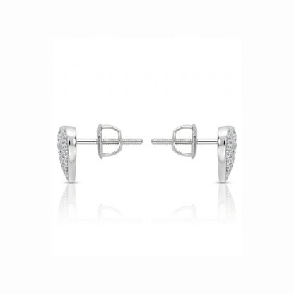 Dazzle Heart Lab Grown Diamond Earrings