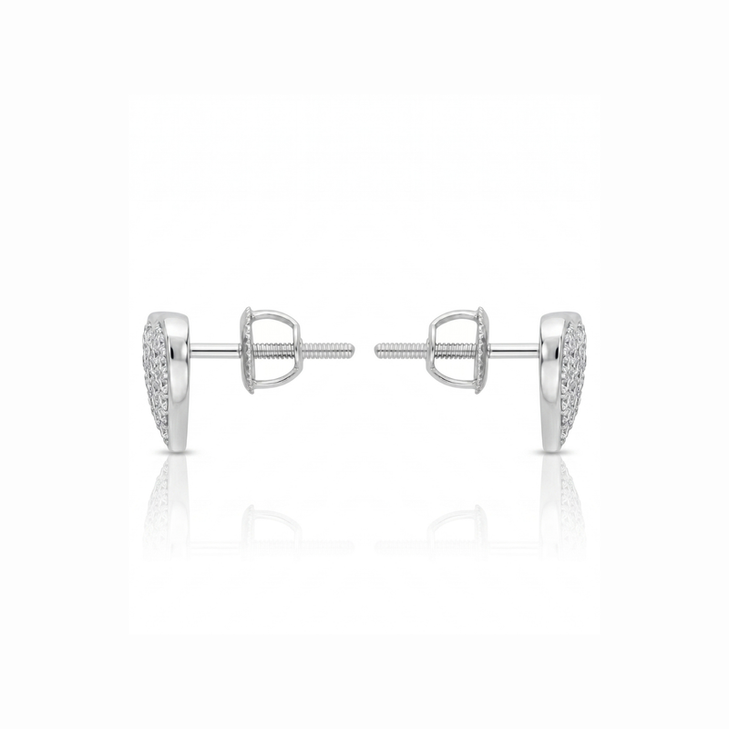 Dazzle Heart Lab Grown Diamond Earrings