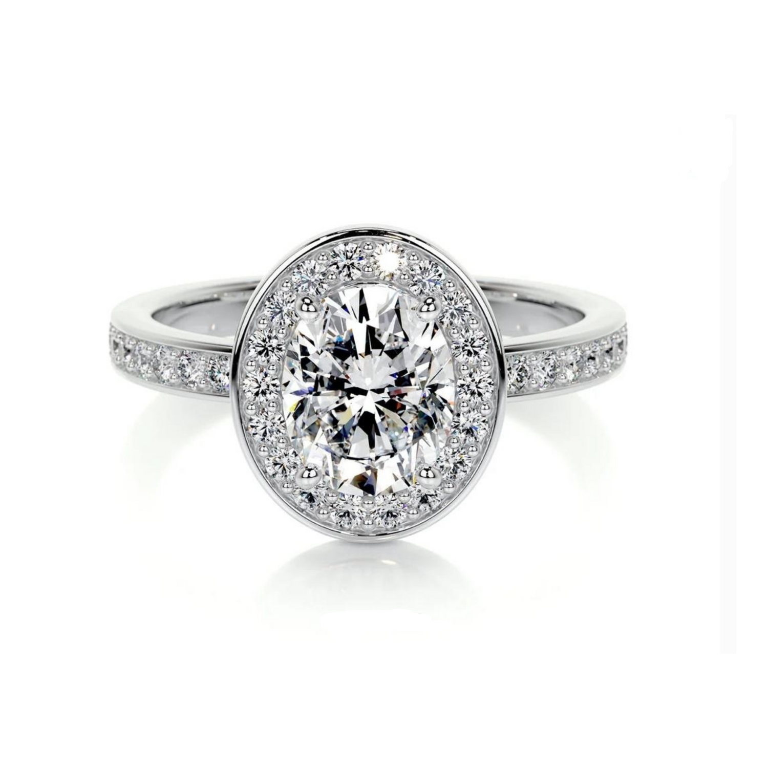 Eternal Embrace Solitaire Lab Grown Diamond Ring
