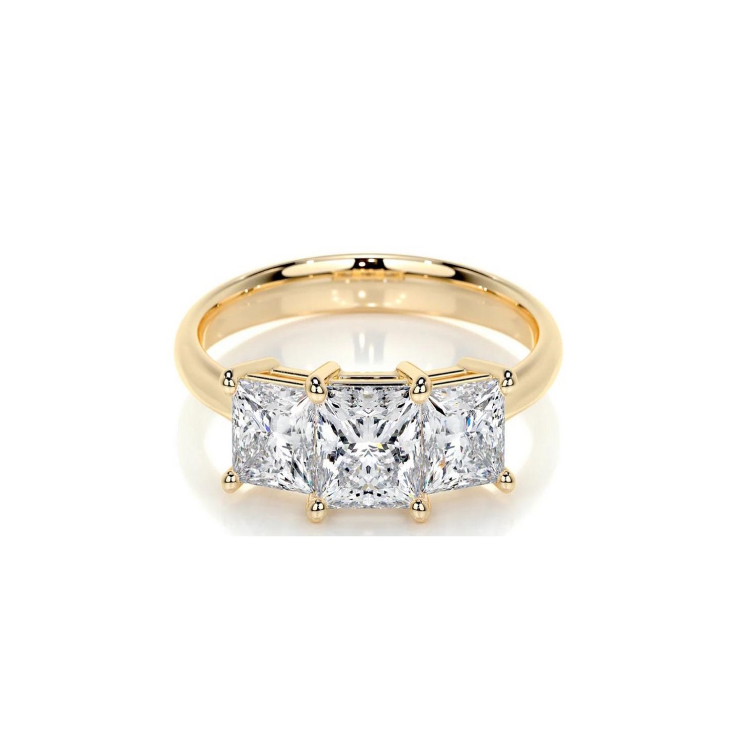 Trinity Solitaire Lab Grown Diamond Ring
