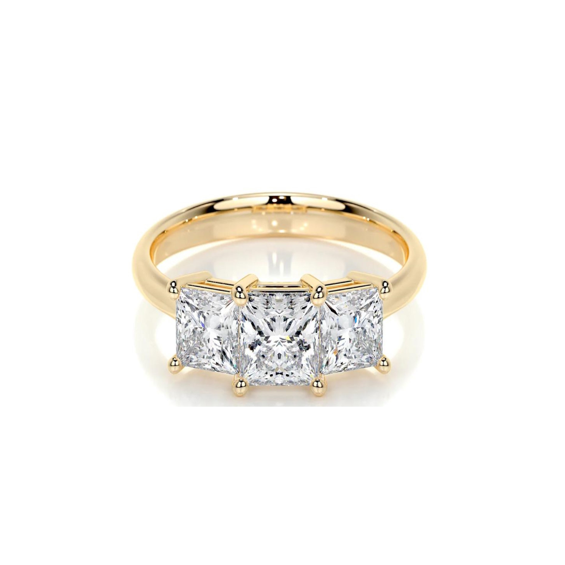 Trinity Solitaire Lab Grown Diamond Ring