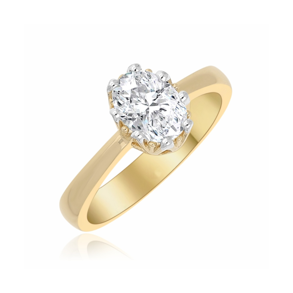 Eternal Eclipse Solitaire Lab Grown Diamond Ring