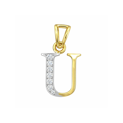 U-Initial Lab Grown Diamond Pendant