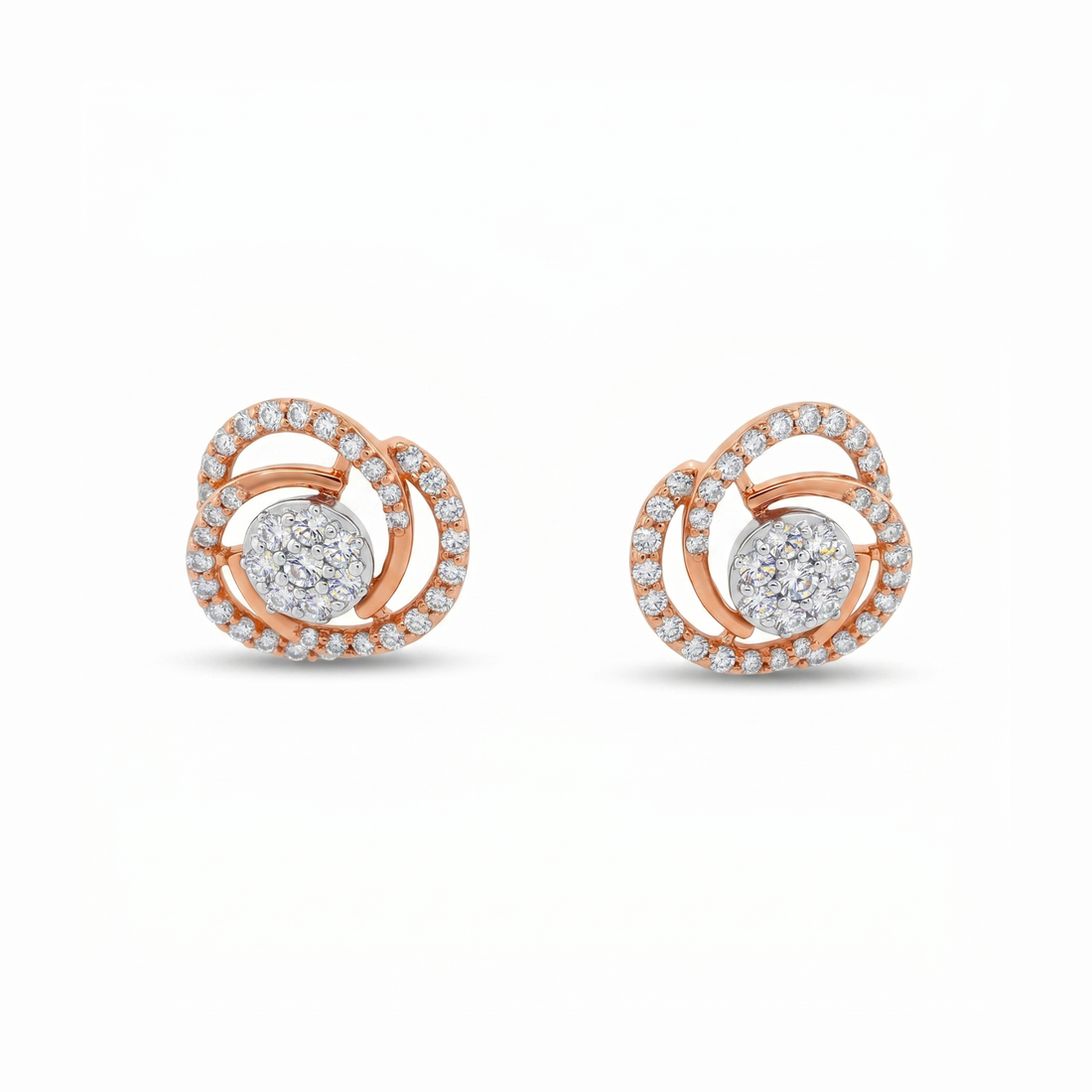 Blooming Blush Lab Grown Diamond Earrings