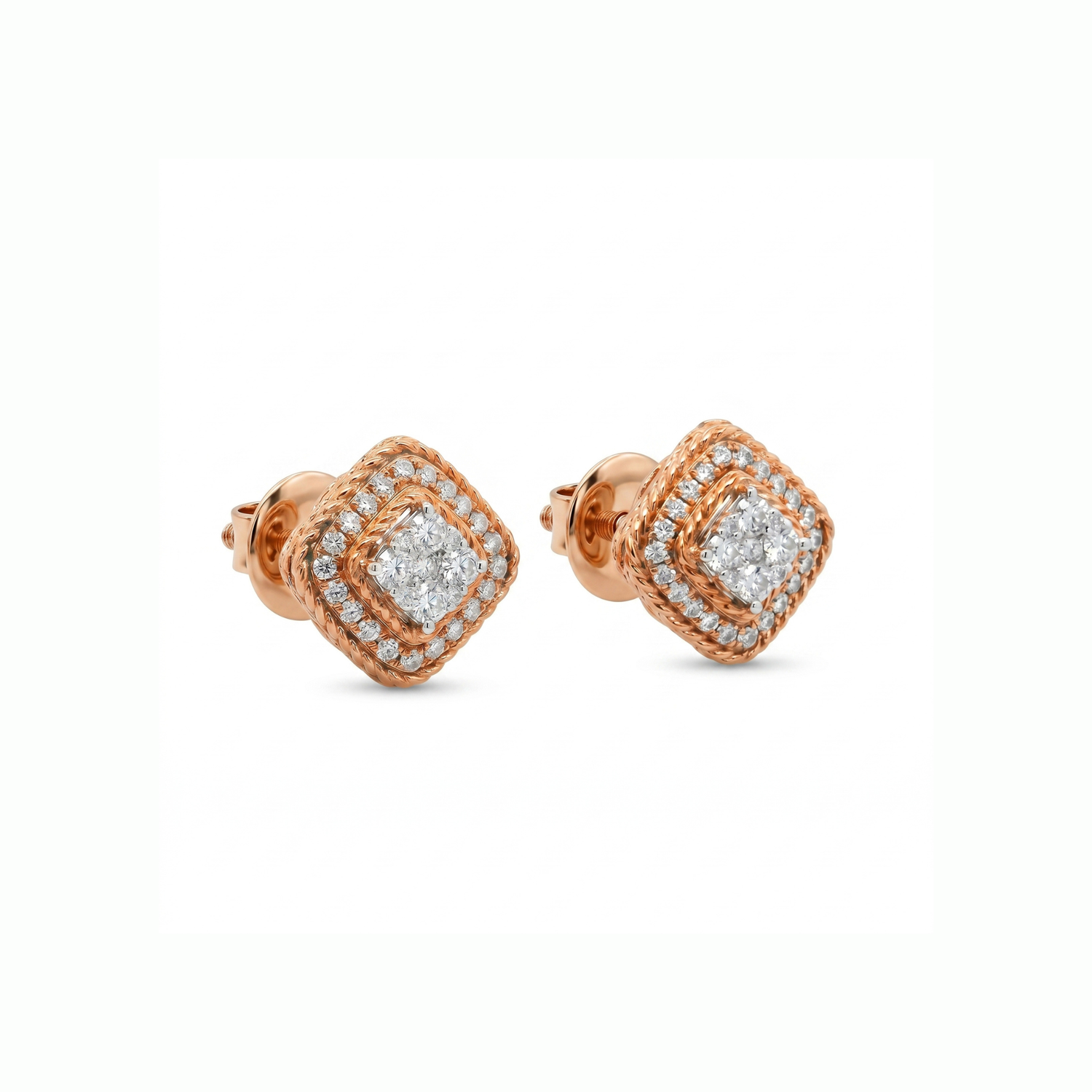 Blush Aura Lab Grown Diamond Earrings
