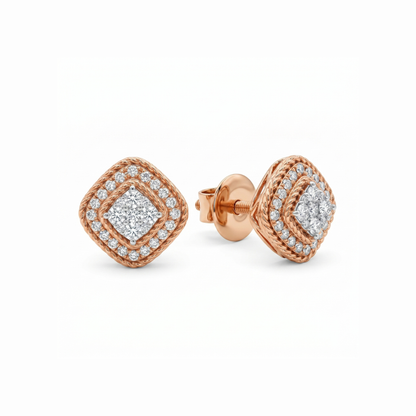 Blush Aura Lab Grown Diamond Earrings