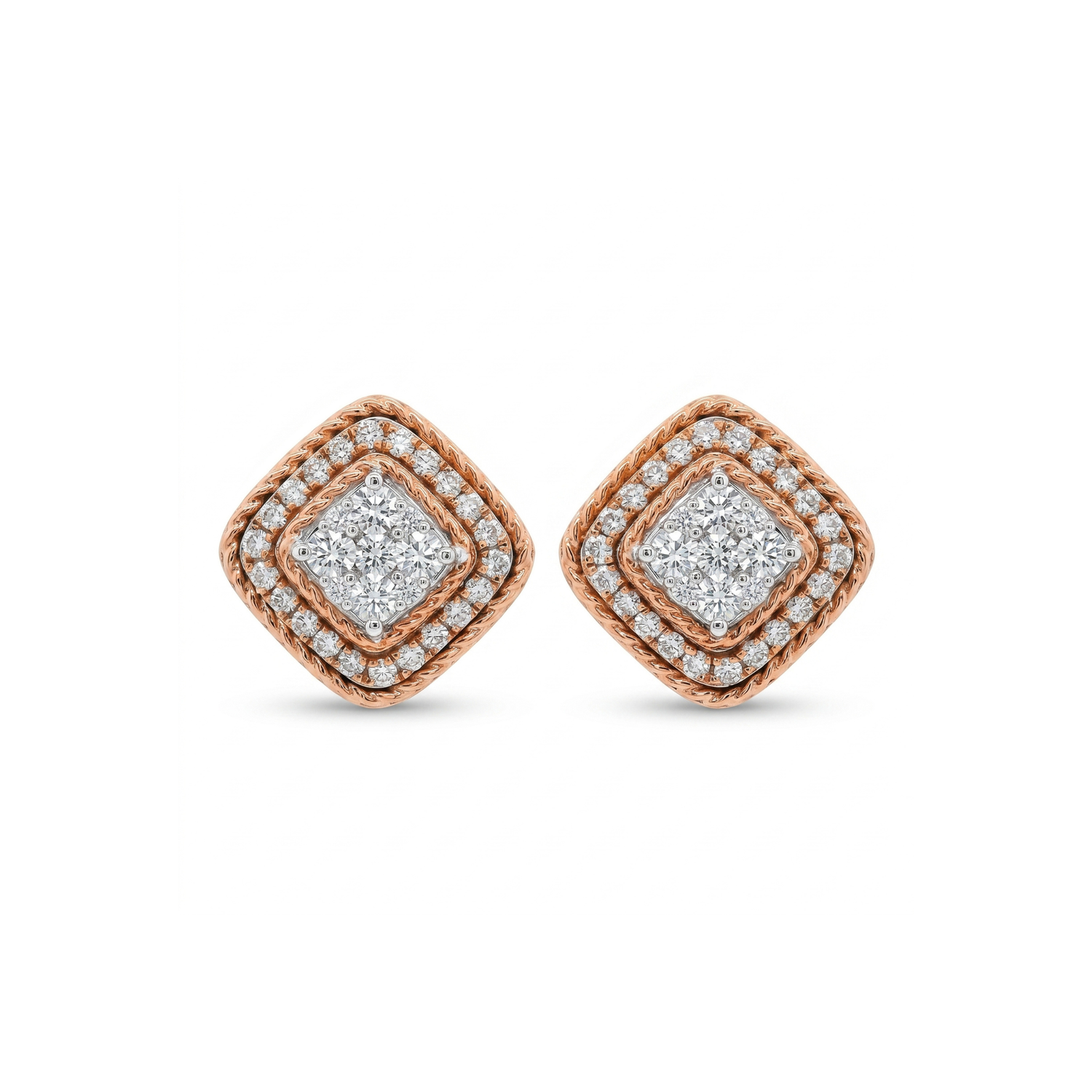 Blush Aura Lab Grown Diamond Earrings