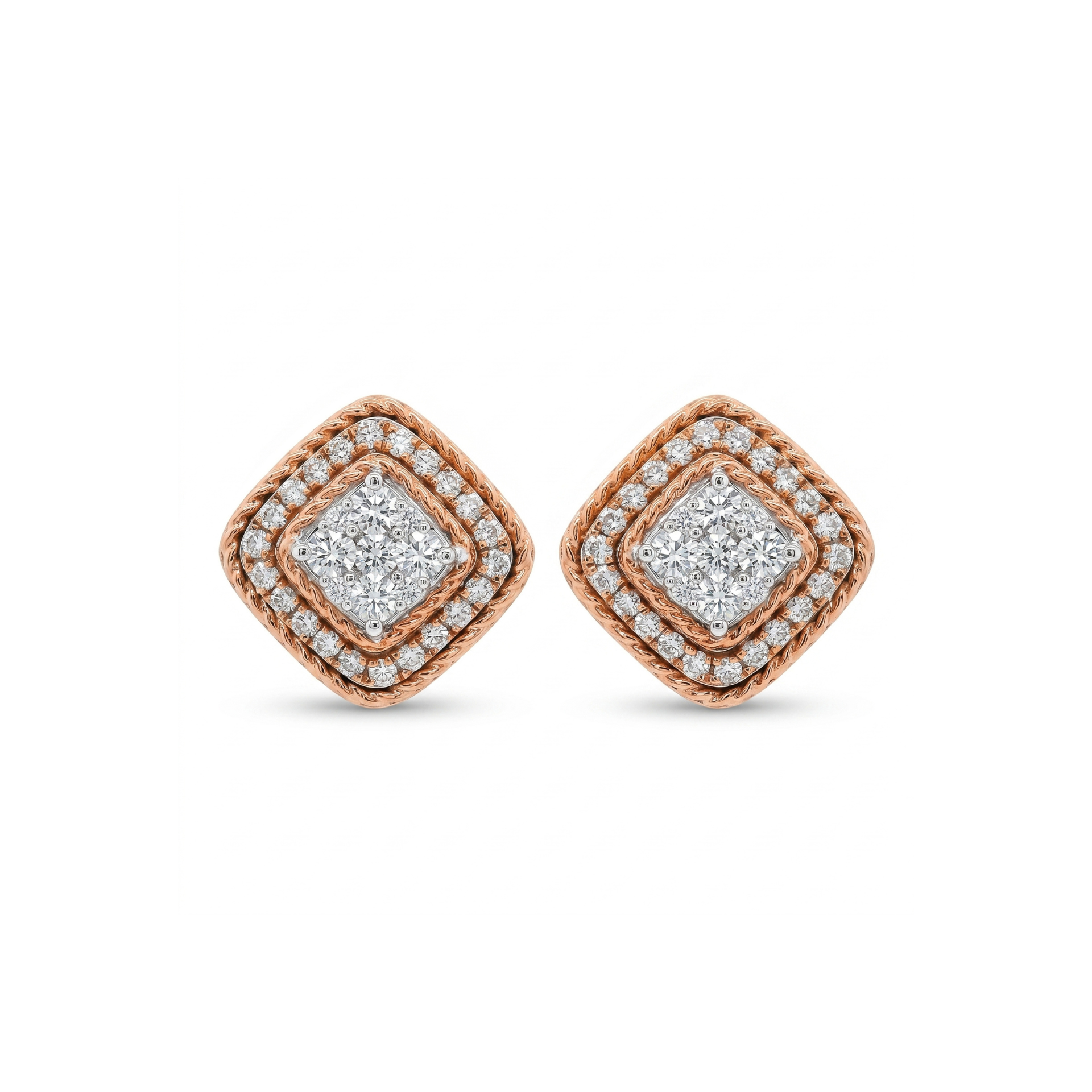 Blush Aura Lab Grown Diamond Earrings