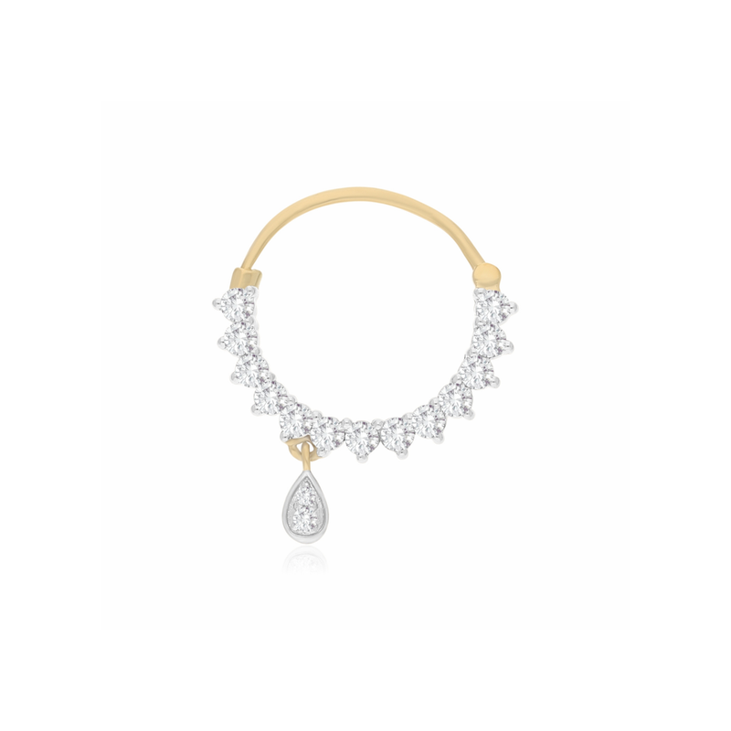 LumiArc Teardrop Lab Grown Diamond Nosepin