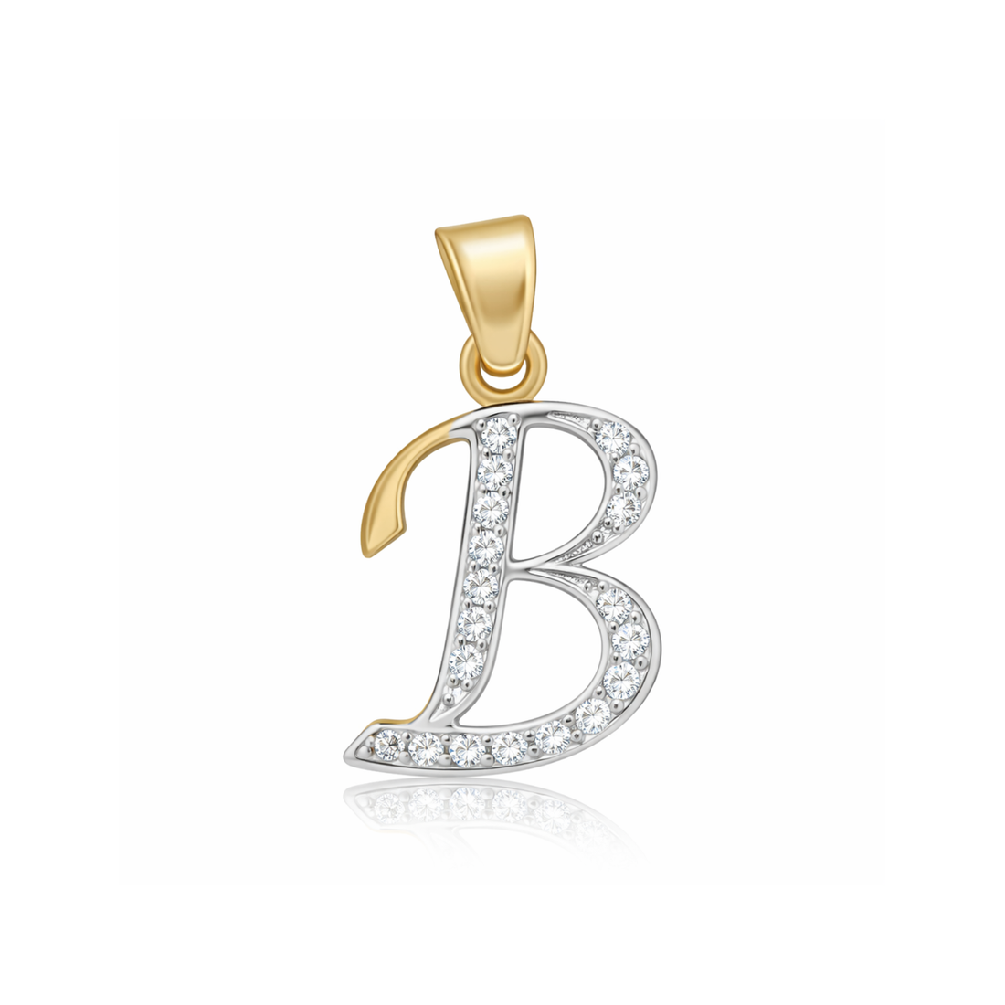 B-Initial Lab Grown Diamond Pendant