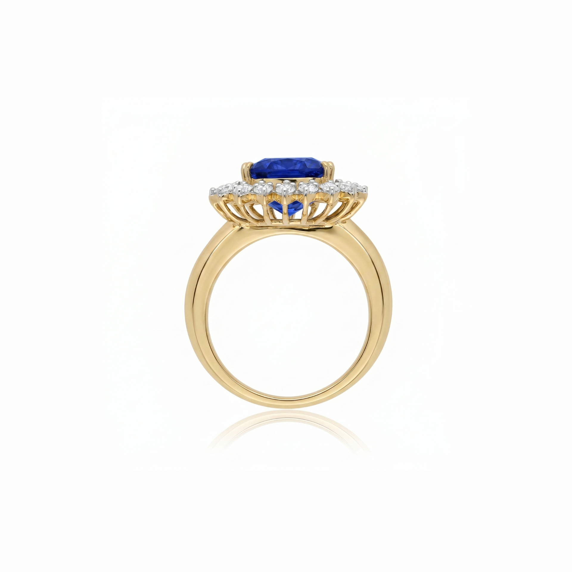 Sapphire Sovereign Lab Grown Gemstone Ring