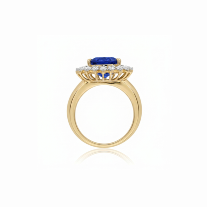 Sapphire Sovereign Lab Grown Gemstone Ring