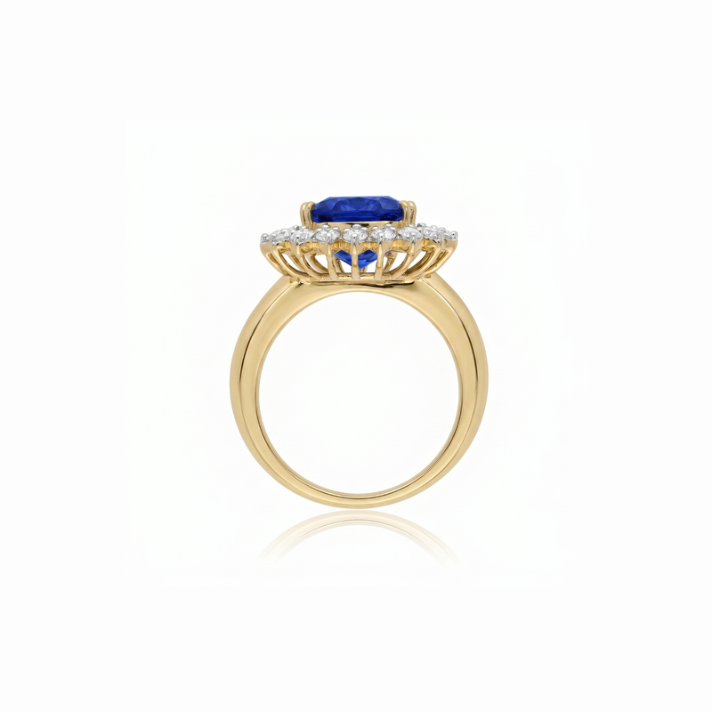 Sapphire Sovereign Lab Grown Gemstone Ring