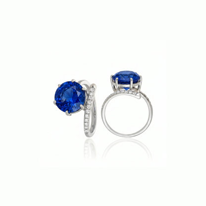 Swirl Nebula Lab Grown Gemstone Ring