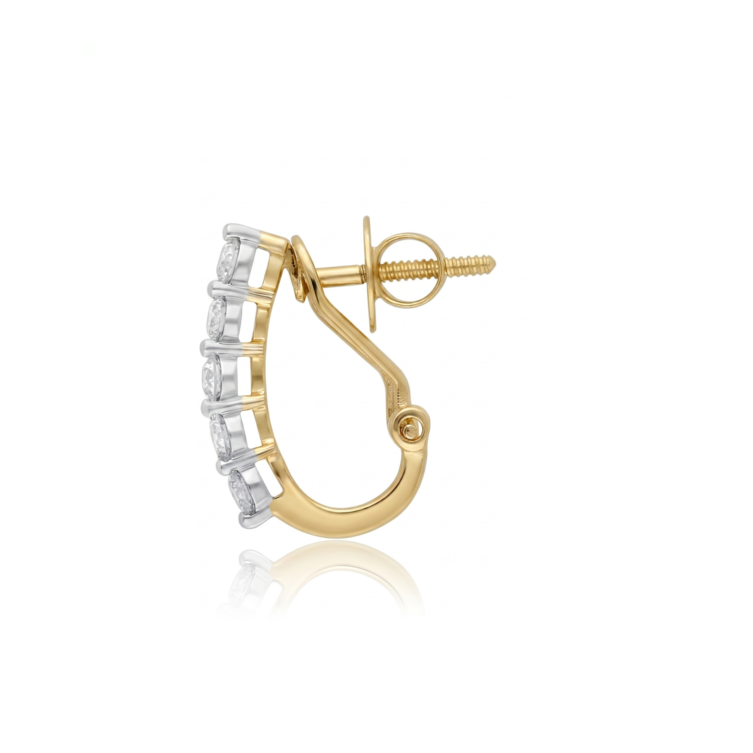 Drop Line Lab Grown Diamond Earrings
