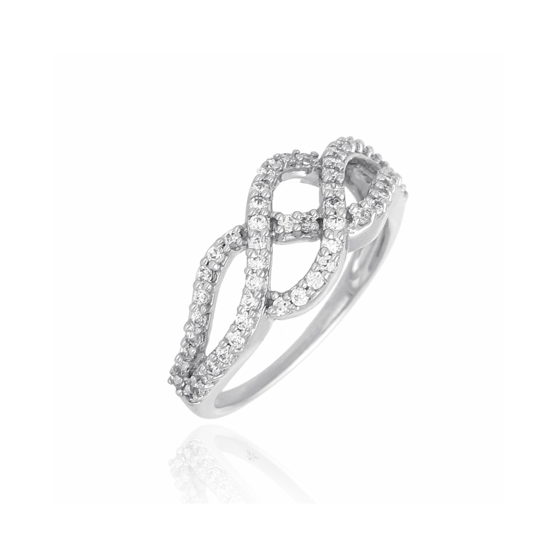 Symmetry Twist Lab Grown Diamond Ring