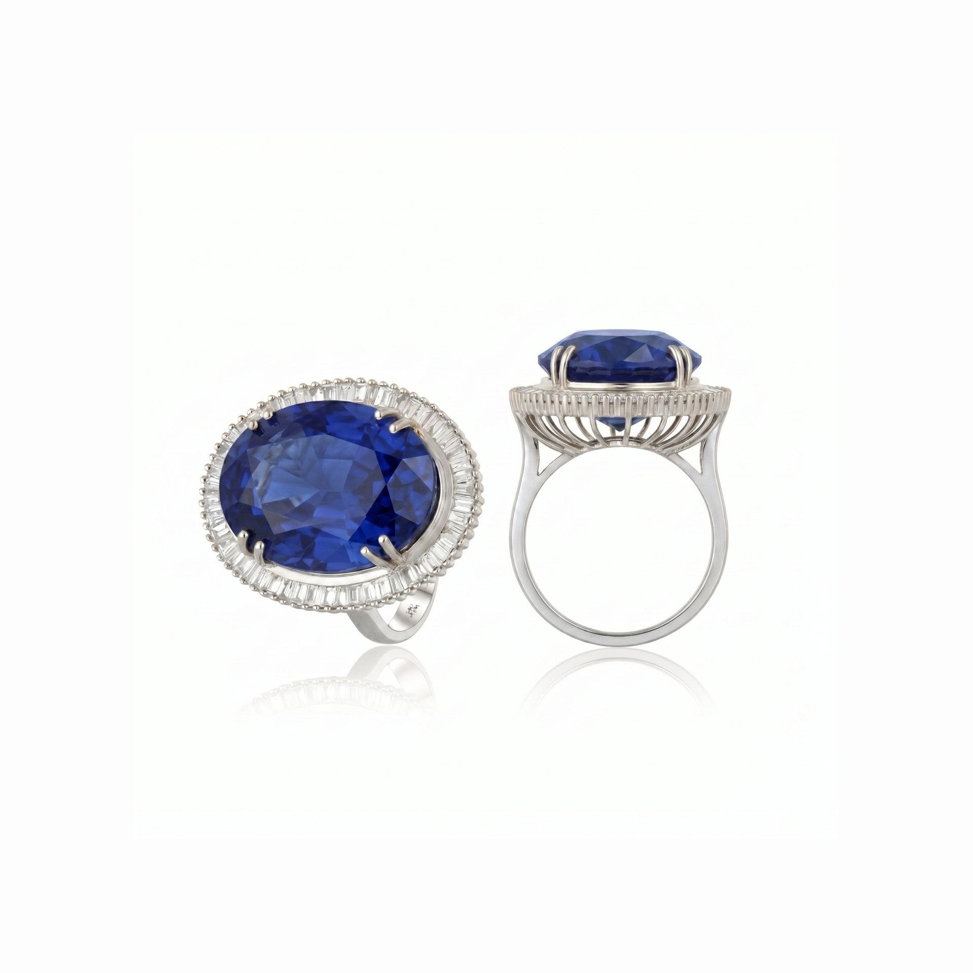 Ballerina Lab Grown Gemstone Ring