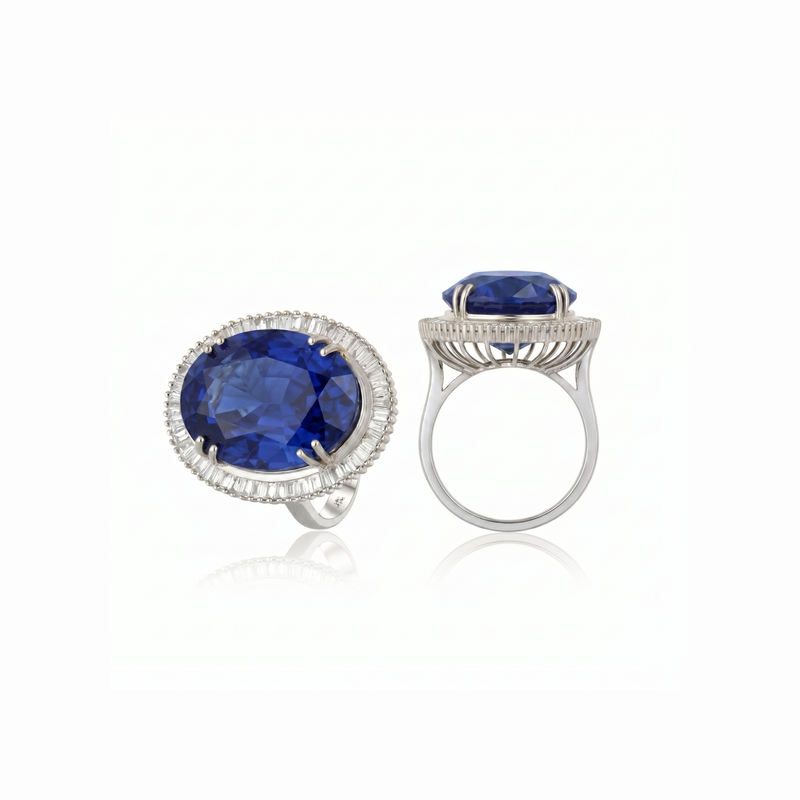 Ballerina Lab Grown Gemstone Ring