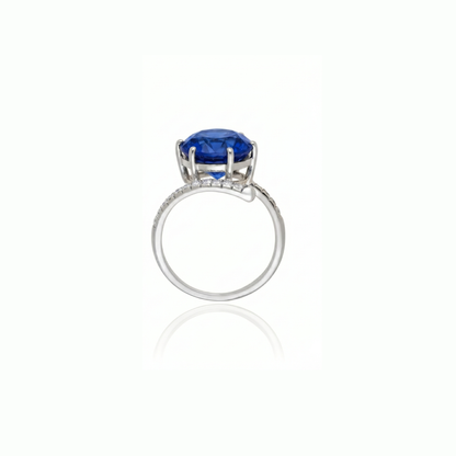 Swirl Nebula Lab Grown Gemstone Ring