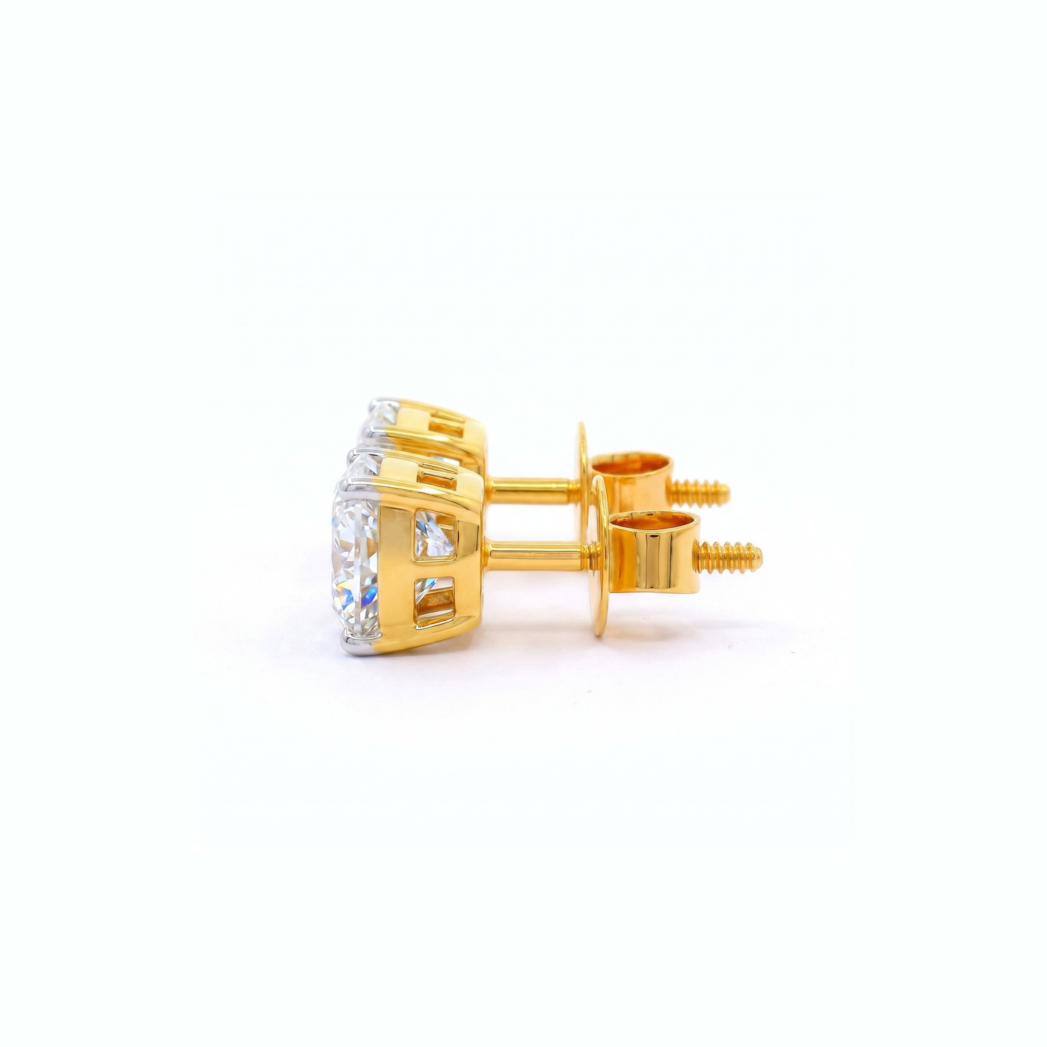 Velvet  Solitaire Lab Grown Diamond Earrings