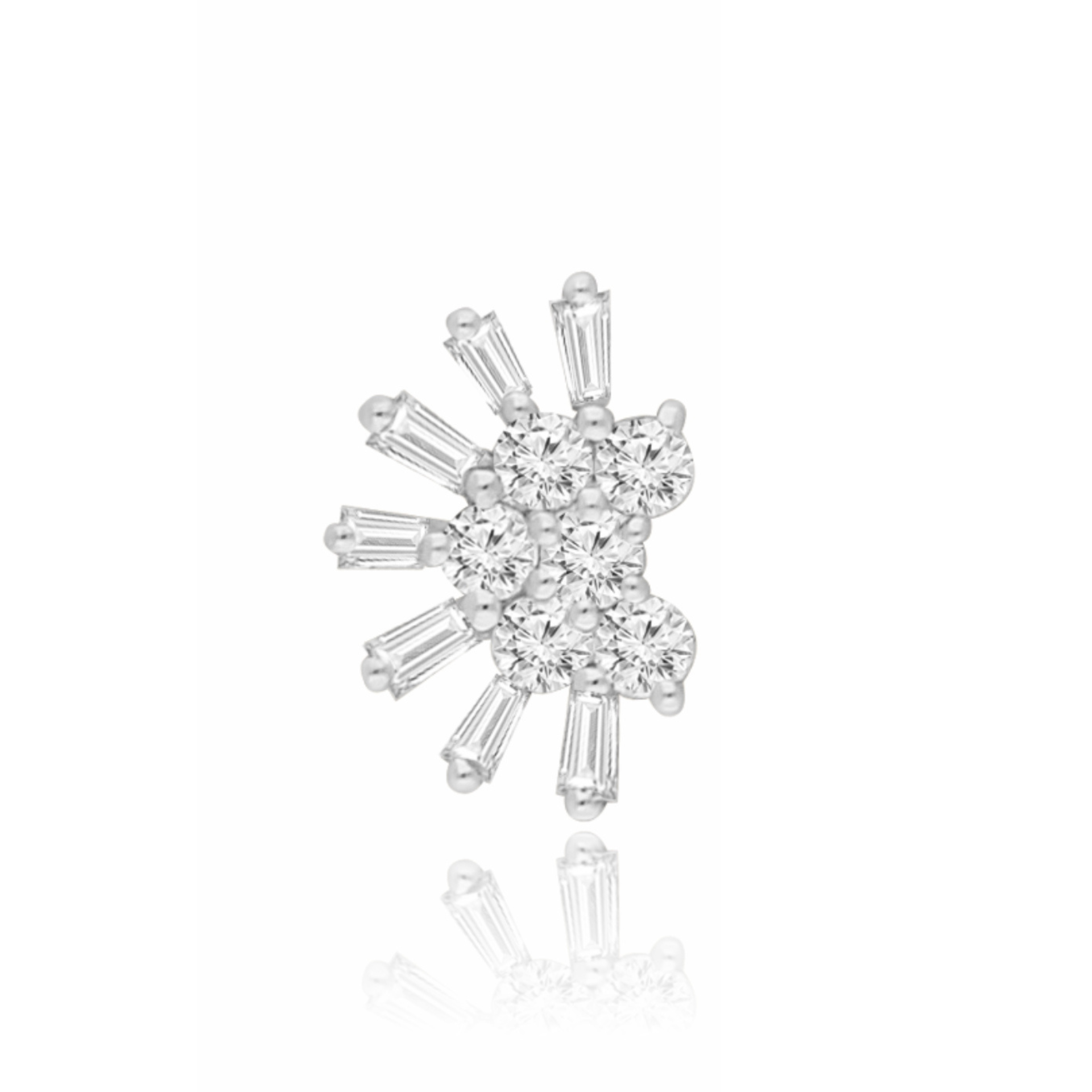 Solar Spark Lab Grown Diamond Nosepin