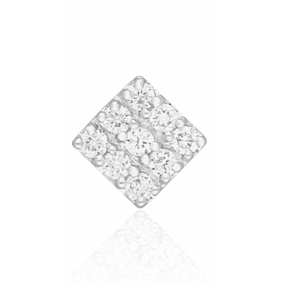 Sparkle Slate Lab Grown Diamond Nosepin