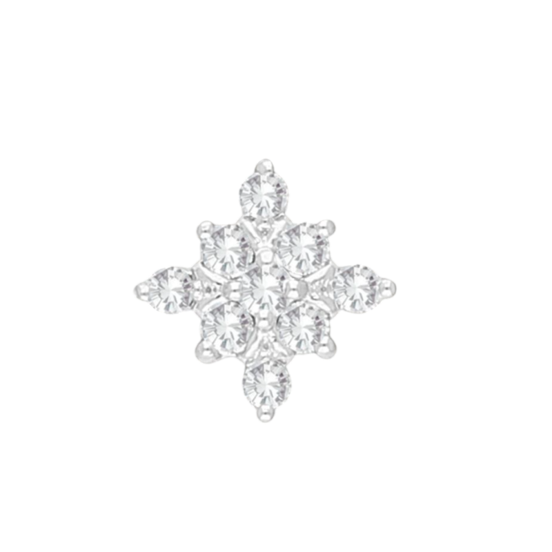 Star Frost Sparkle Lab Grown Diamond Nosepin