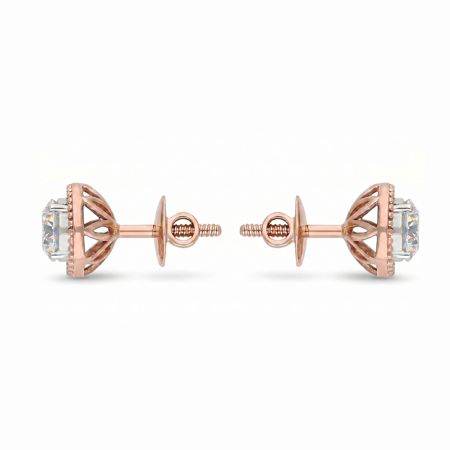 Bella Bead Lab Grown Diamond Earrings