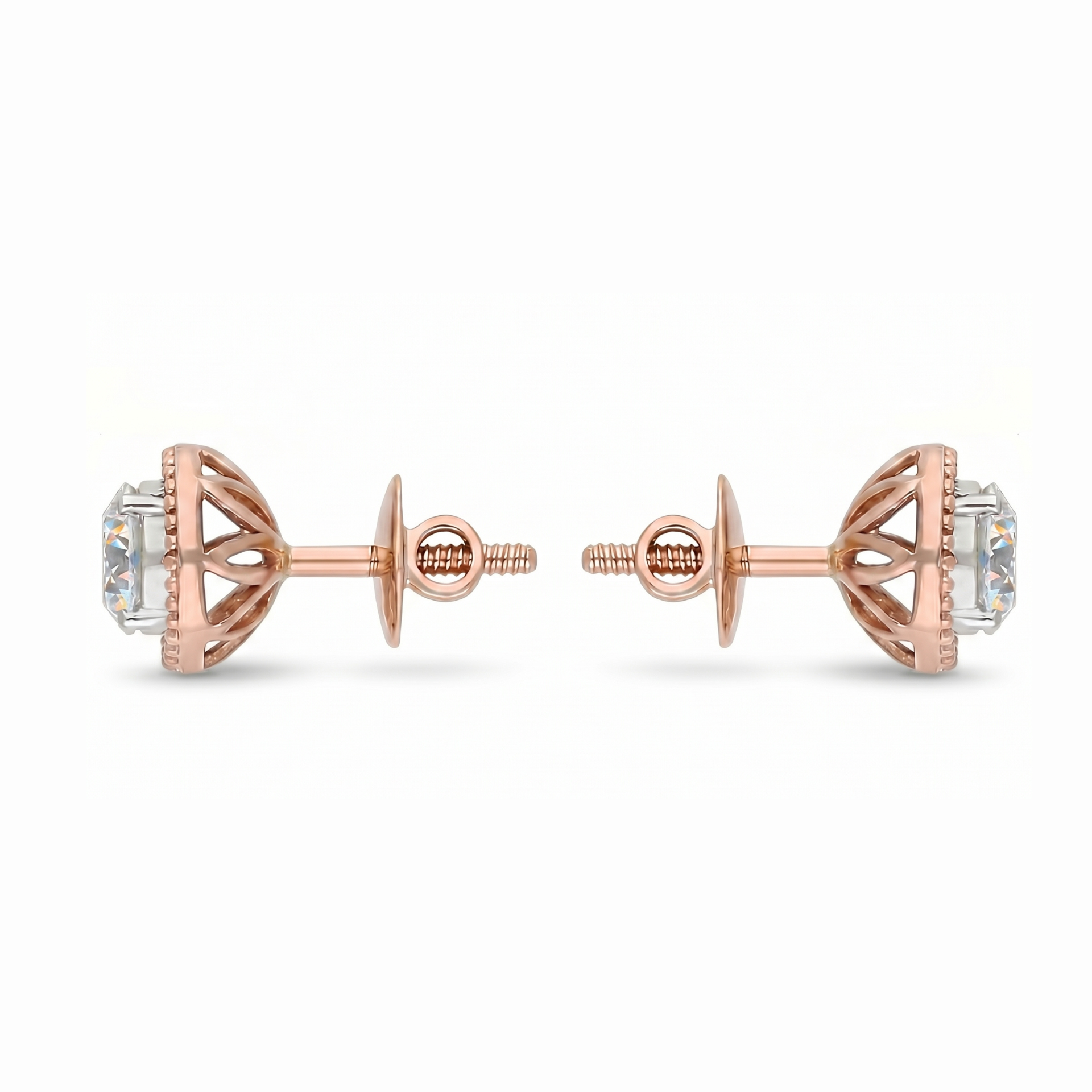 Bella Bead Lab Grown Diamond Earrings