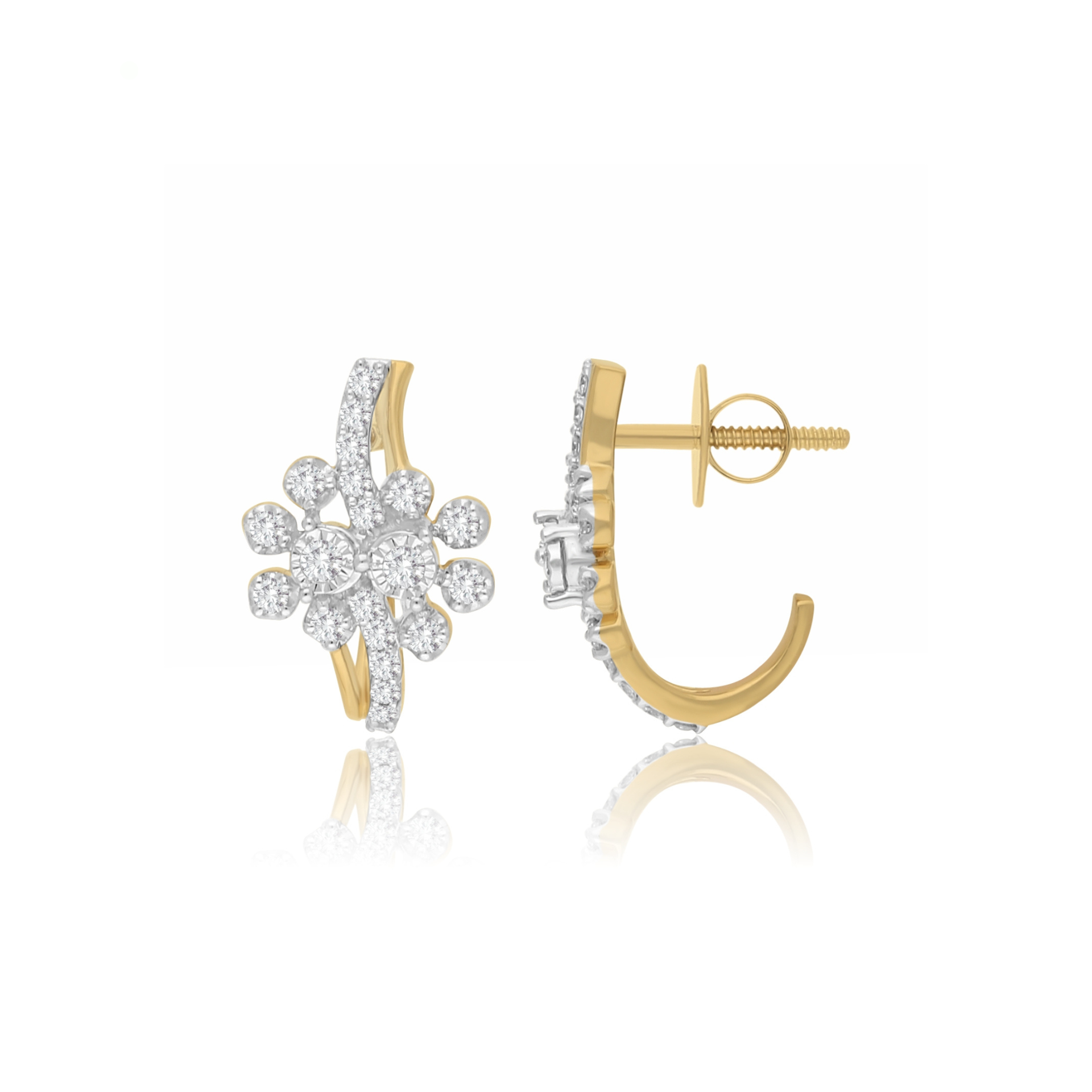 Bloom Burst Lab Grown Diamond Earrings