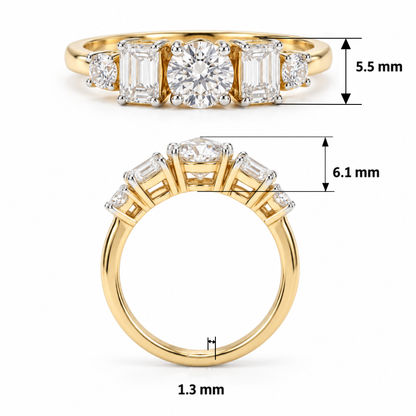 Solenne Grand Lab Grown Diamond Ring