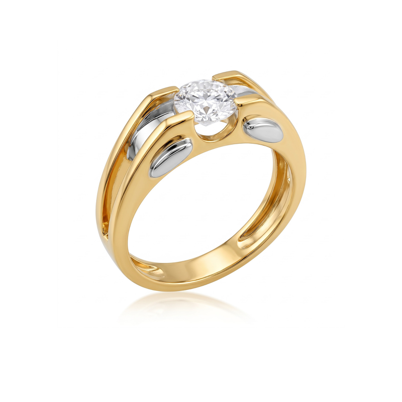 Liora Axis Solitaire Lab Grown Diamond Ring