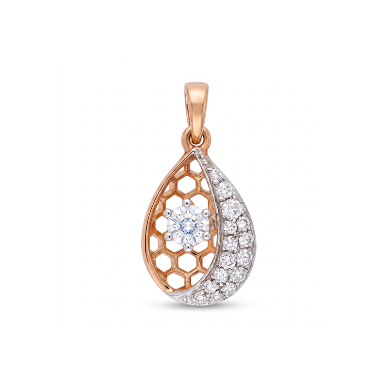 Petal Hive Lab Grown Diamond Pendant
