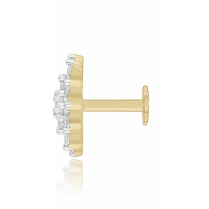 Solar Spark Lab Grown Diamond Nosepin