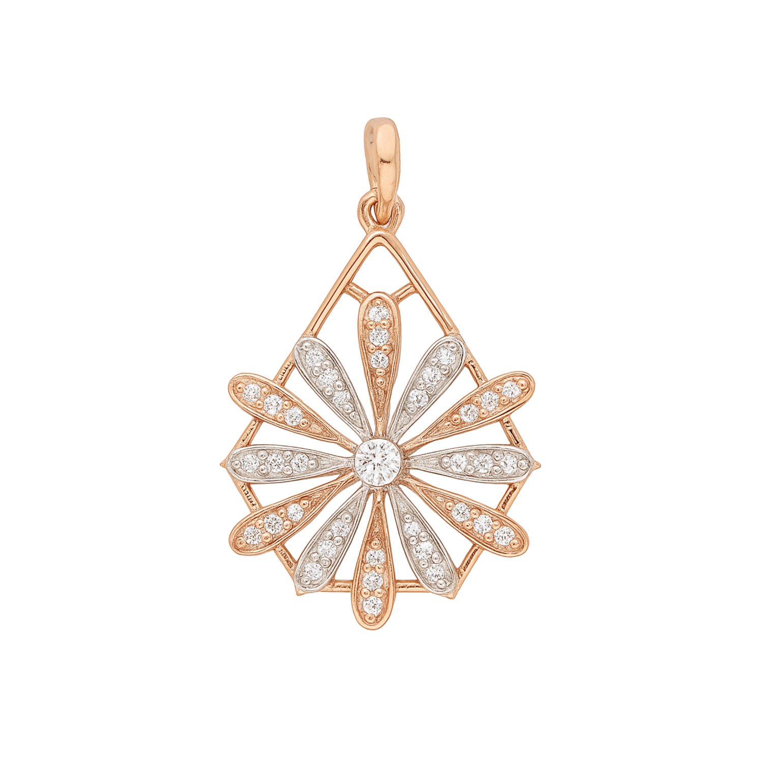 Starlit Marigold Lab Grown Diamond Pendant