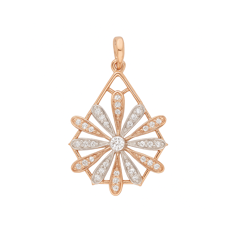 Starlit Marigold Lab Grown Diamond Pendant