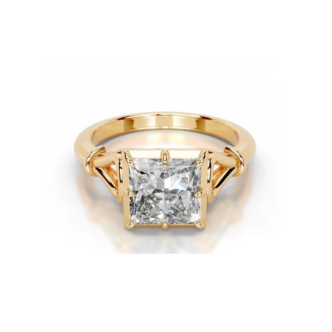 Sunbeam Treasure Solitaire Lab Grown Diamond Ring