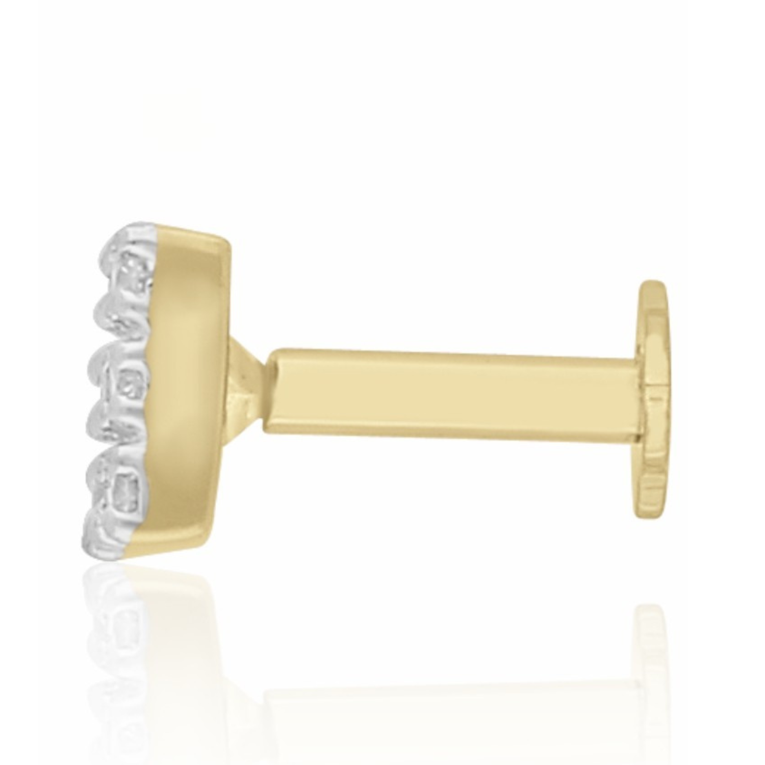 Sparkle Slate Lab Grown Diamond Nosepin