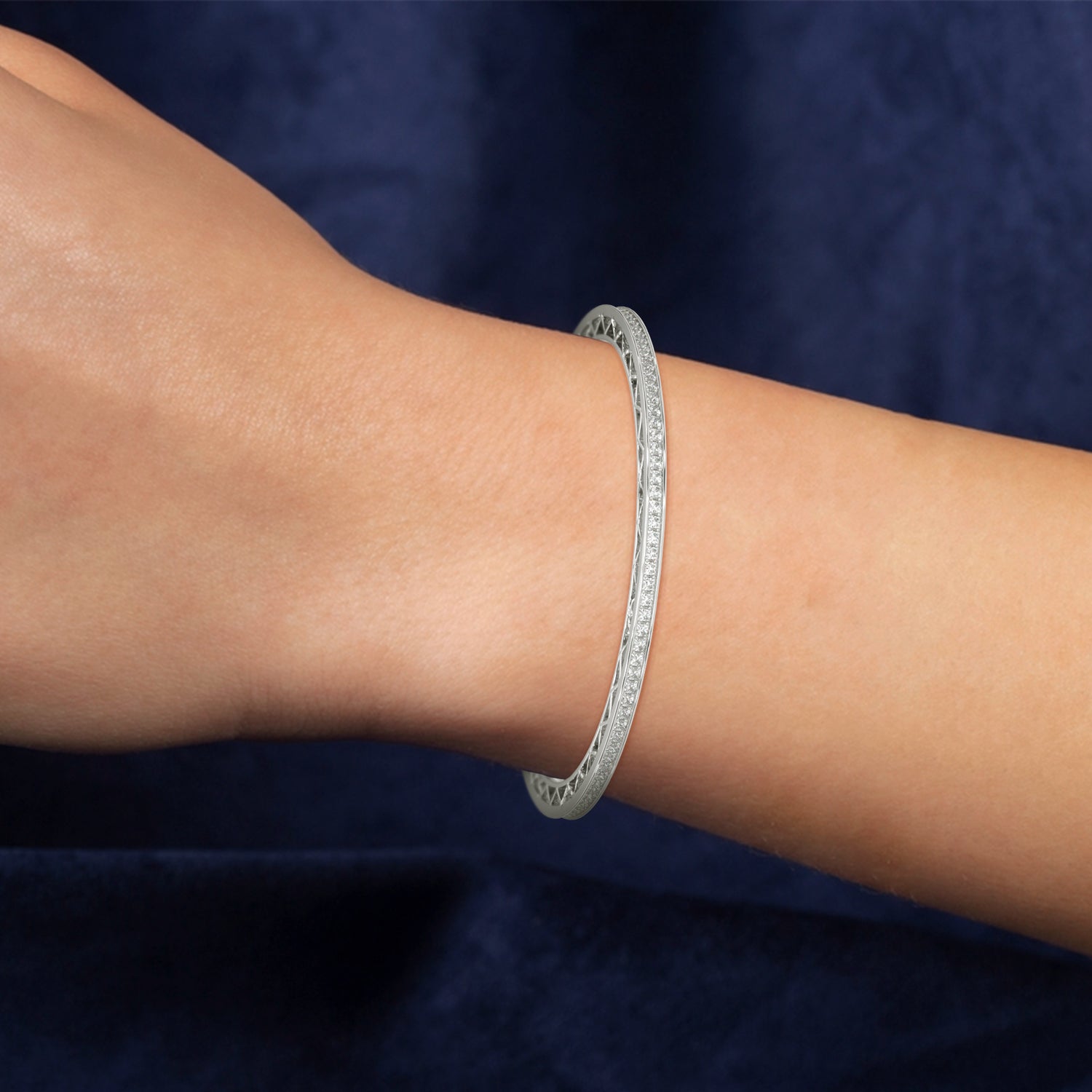 Classic Eternity Lab Grown Diamond Bangle