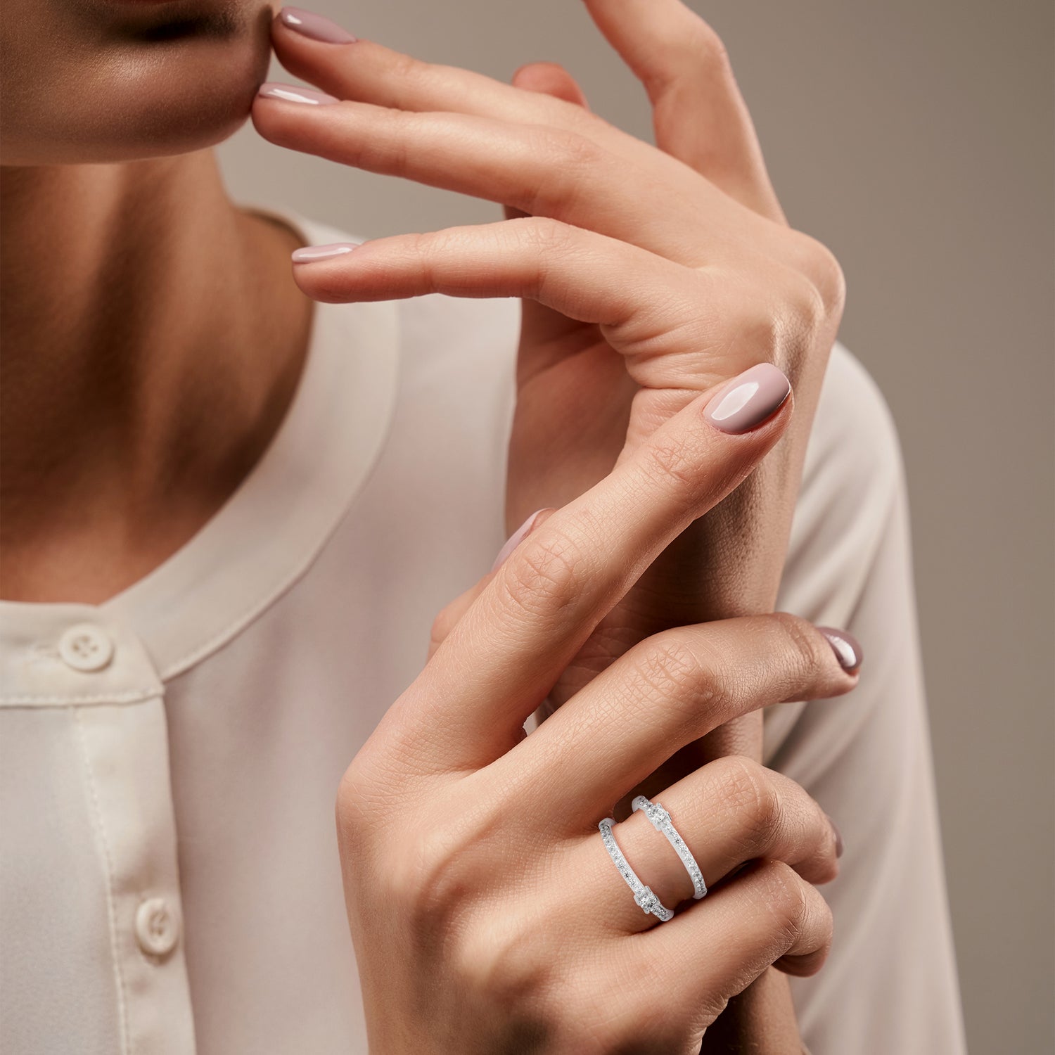 Radiant Flow Lab Grown Diamond Ring