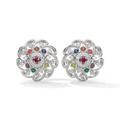 Solar Bloom Lab Grown Diamond Studs