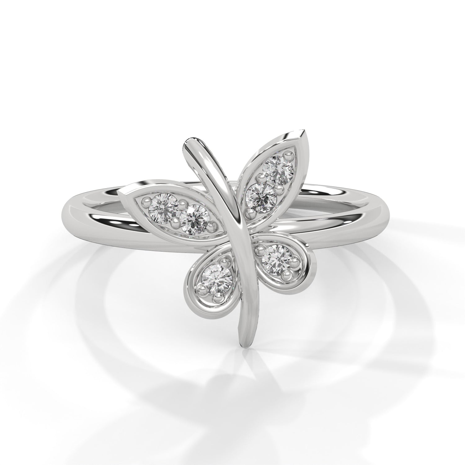 Enchanted Butterfly Lab Grown Diamond Ring