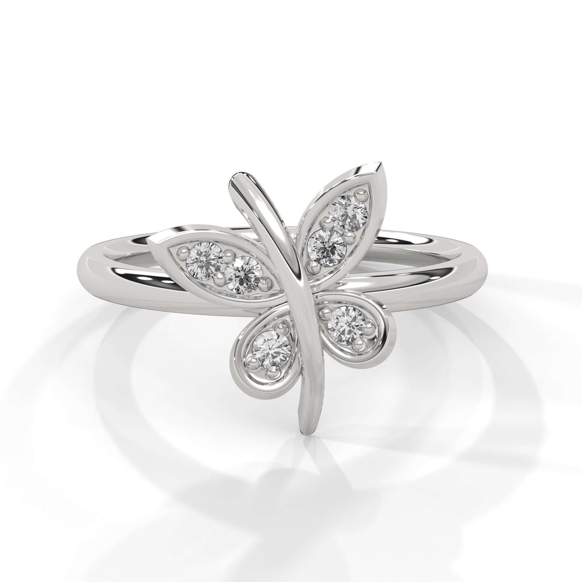 Enchanted Butterfly Lab Grown Diamond Ring