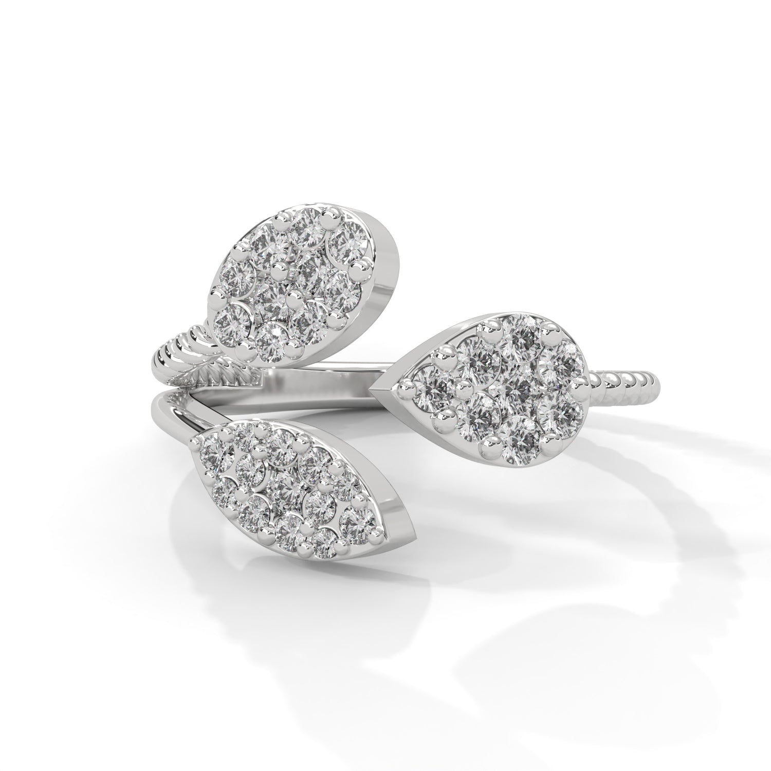 Enchanted Leaf Lab Grown Diamond Ring