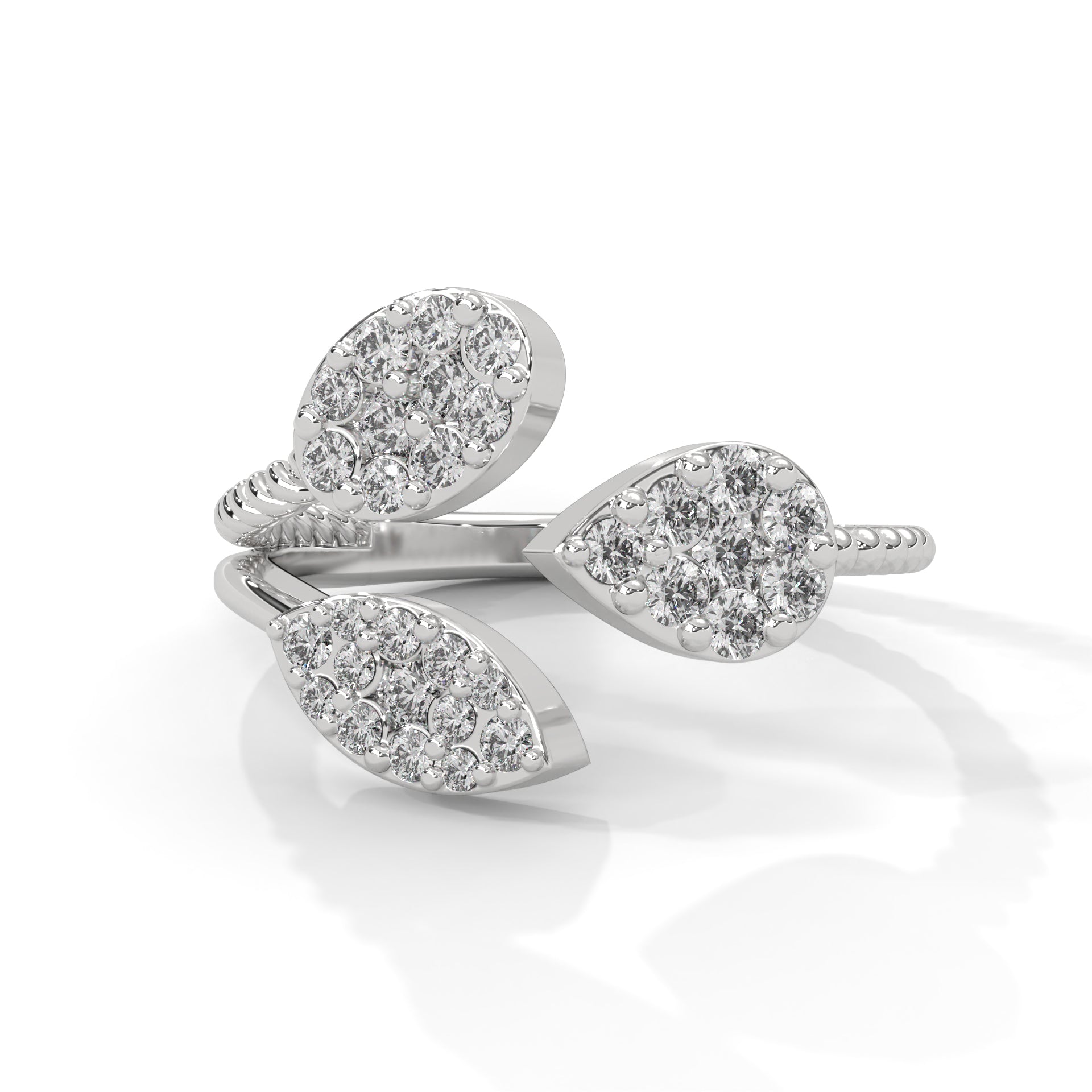 Enchanted Leaf Lab Grown Diamond Ring