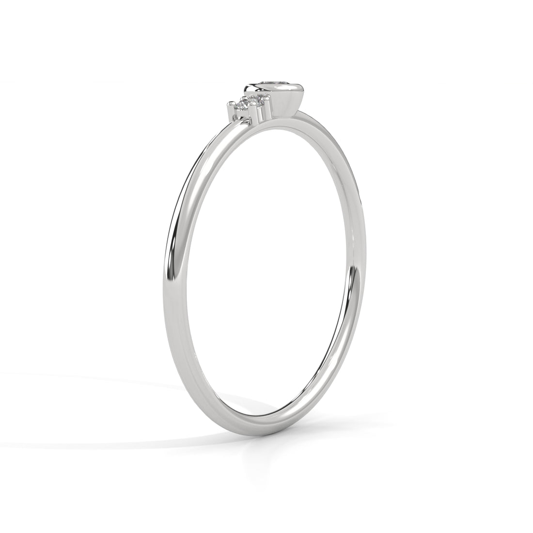 Minimalist Duo Lab Grown Diamond Ring