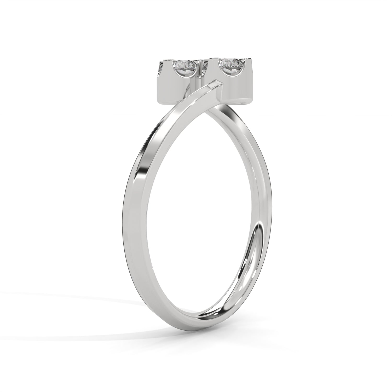 Twin Spark Lab Grown Diamond Ring