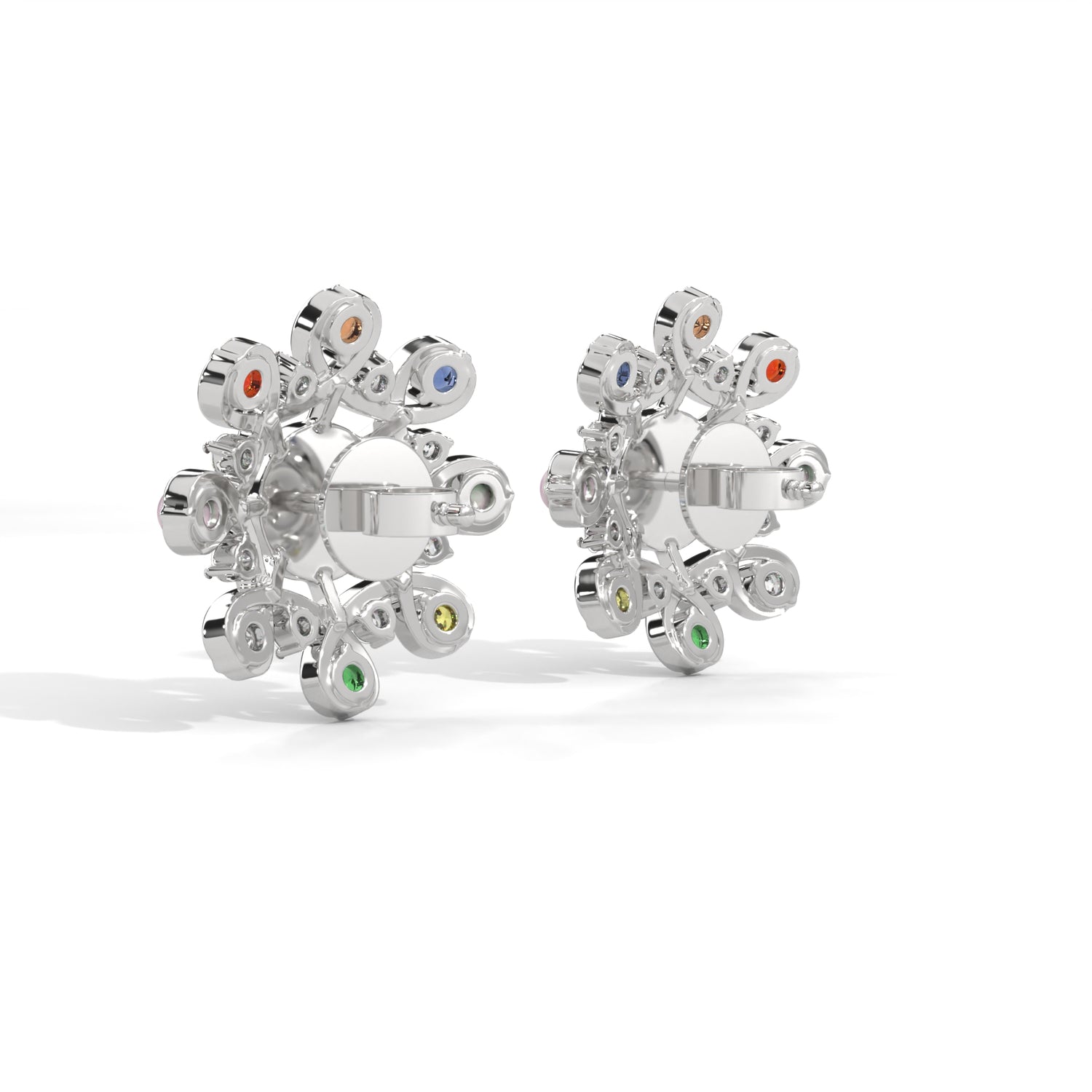 Swirling Lab Grown Diamond Harmony Studs